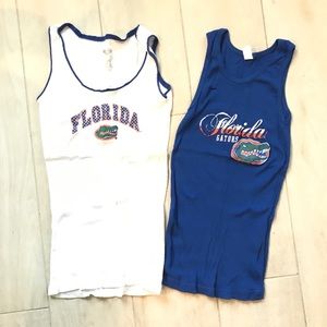 Go Gators!!  Lot of 2 UF tank tops!